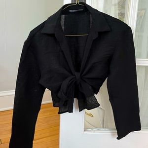 Zara Tie Crop Top